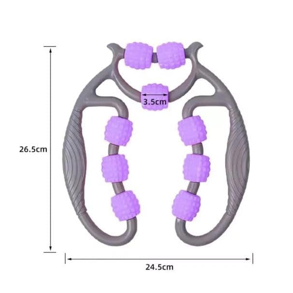 Multi-Point Body Massage Roller – Handheld Muscle Relaxation & Body Massage Tool