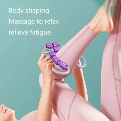 Multi-Point Body Massage Roller – Handheld Muscle Relaxation & Body Massage Tool