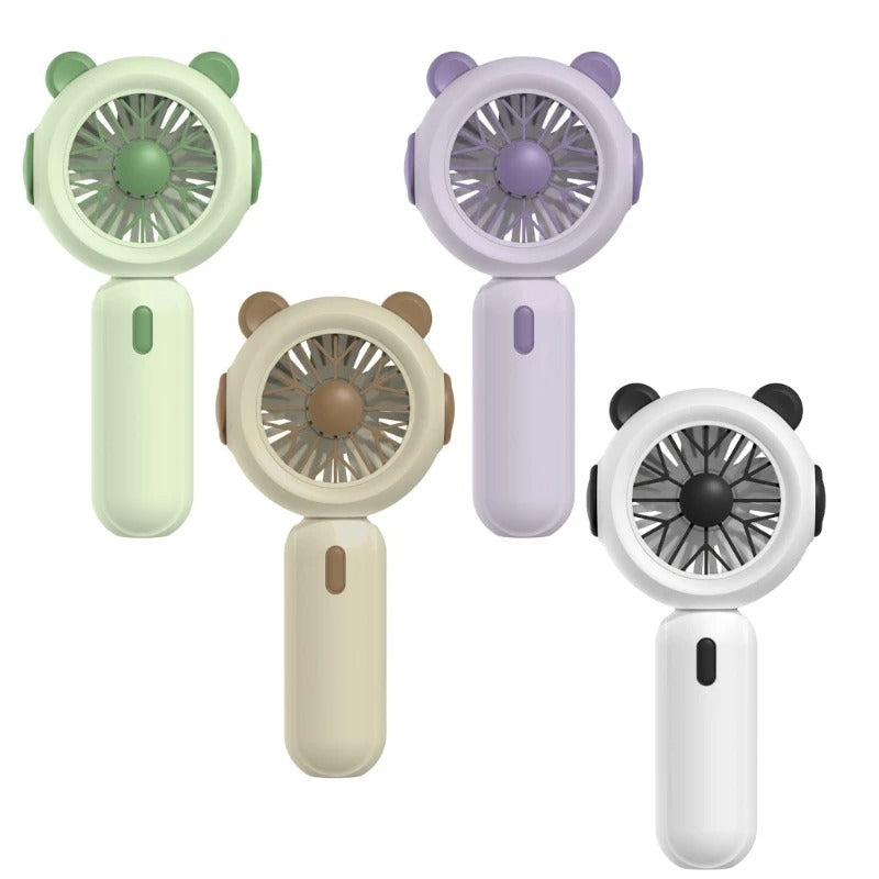Portable Mini Handheld Fan with Stand – High Wind Power Personal Cooling Fan