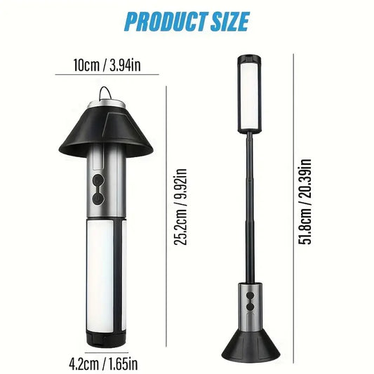 Multi-Function Telescopic Camping Lantern – Portable Extendable LED Light