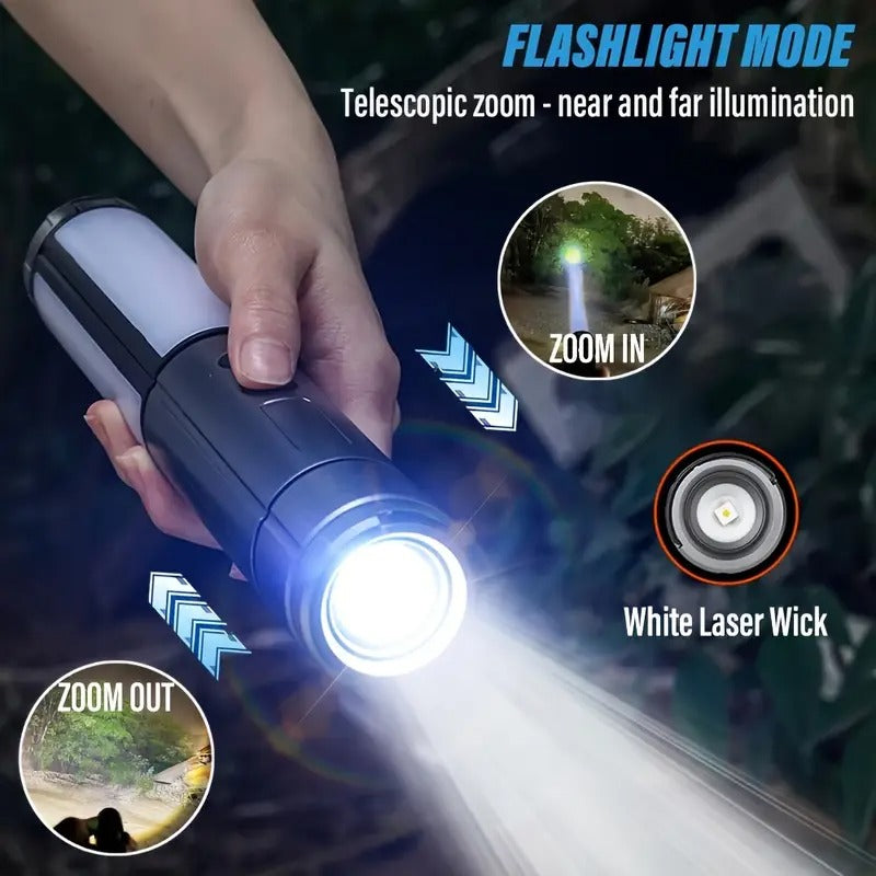 Multi-Function Telescopic Camping Lantern – Portable Extendable LED Light