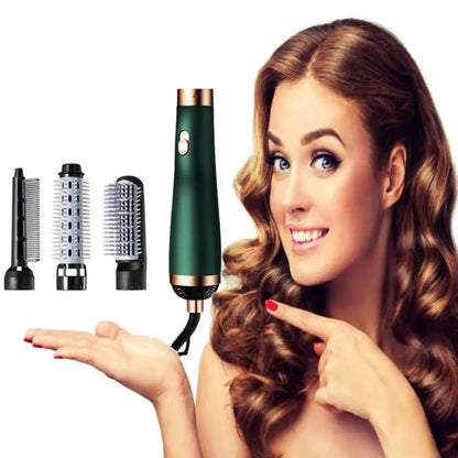 3-in-1 Hot Air Hair Styler with Interchangeable Brush Attachments