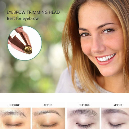 Rechargeable Eyebrow Trimmer for Women – USB Charging Portable Precision Hair Remover