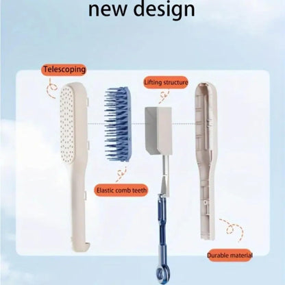 Self-Cleaning Hair Brush – Detangling & Scalp Massage Hairbrush for Women and Men