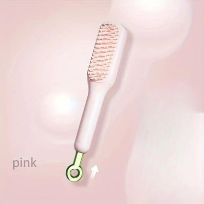 Self-Cleaning Hair Brush – Detangling & Scalp Massage Hairbrush for Women and Men