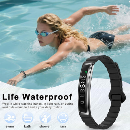 Smart Sleep Monitoring Bracelet for Women – Black Sleep Tracker Wristband