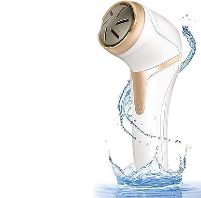Electric Foot File with 3 Roller Heads – Vacuum Callus & Dead Skin Remover