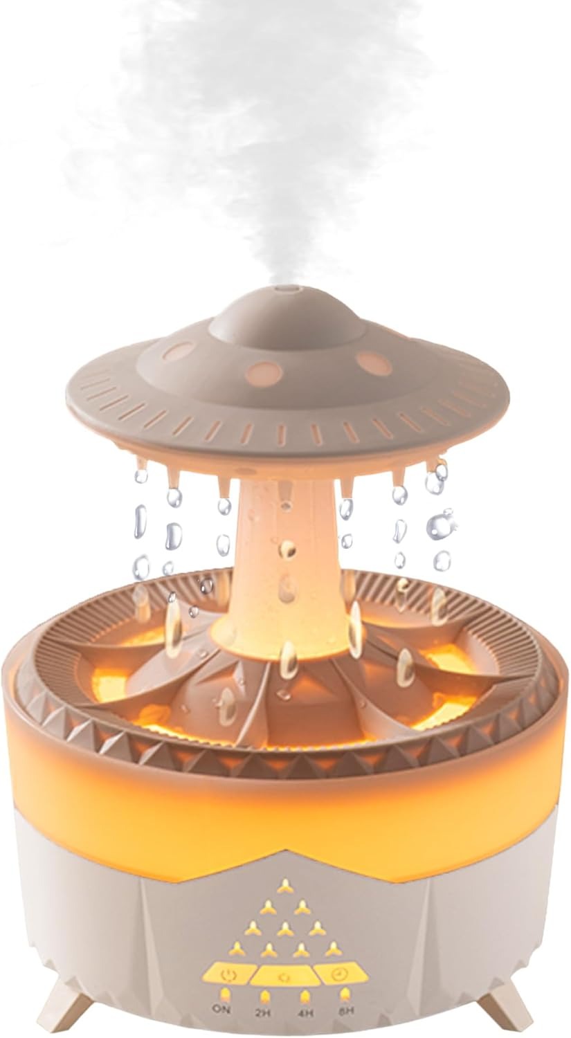 Novelty rain cloud aroma diffuser with mist, timer & ambient lighting. Shop online across UAE with fast delivery.