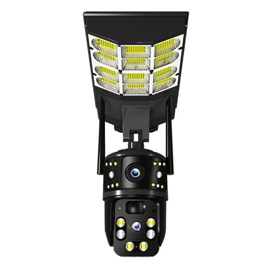 Solar Security Light with Dual-Lens Camera – Outdoor Surveillance Camera for Home & Property