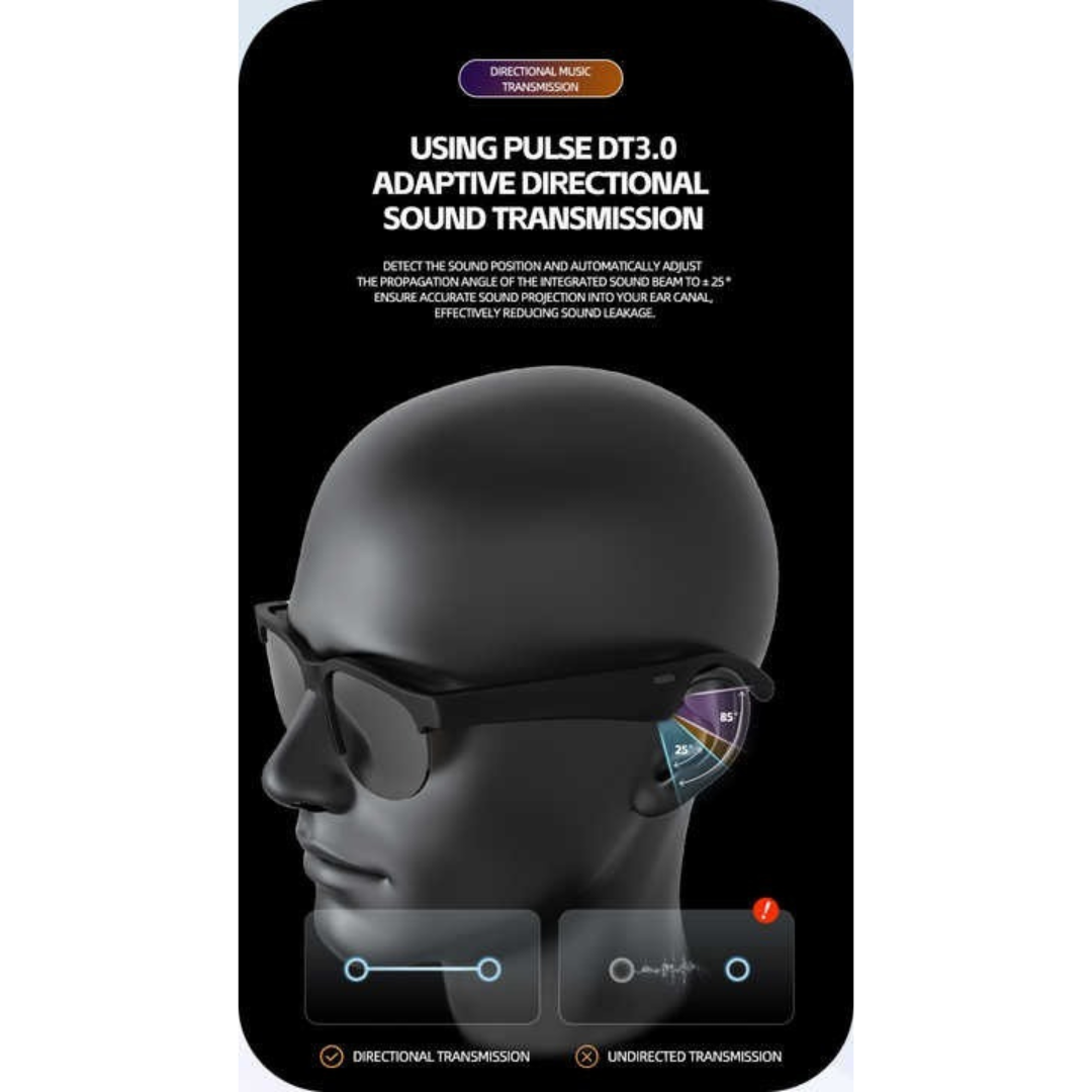 XG88B Pro Wireless Headset Sunglasses – Stylish Smart Audio Glasses